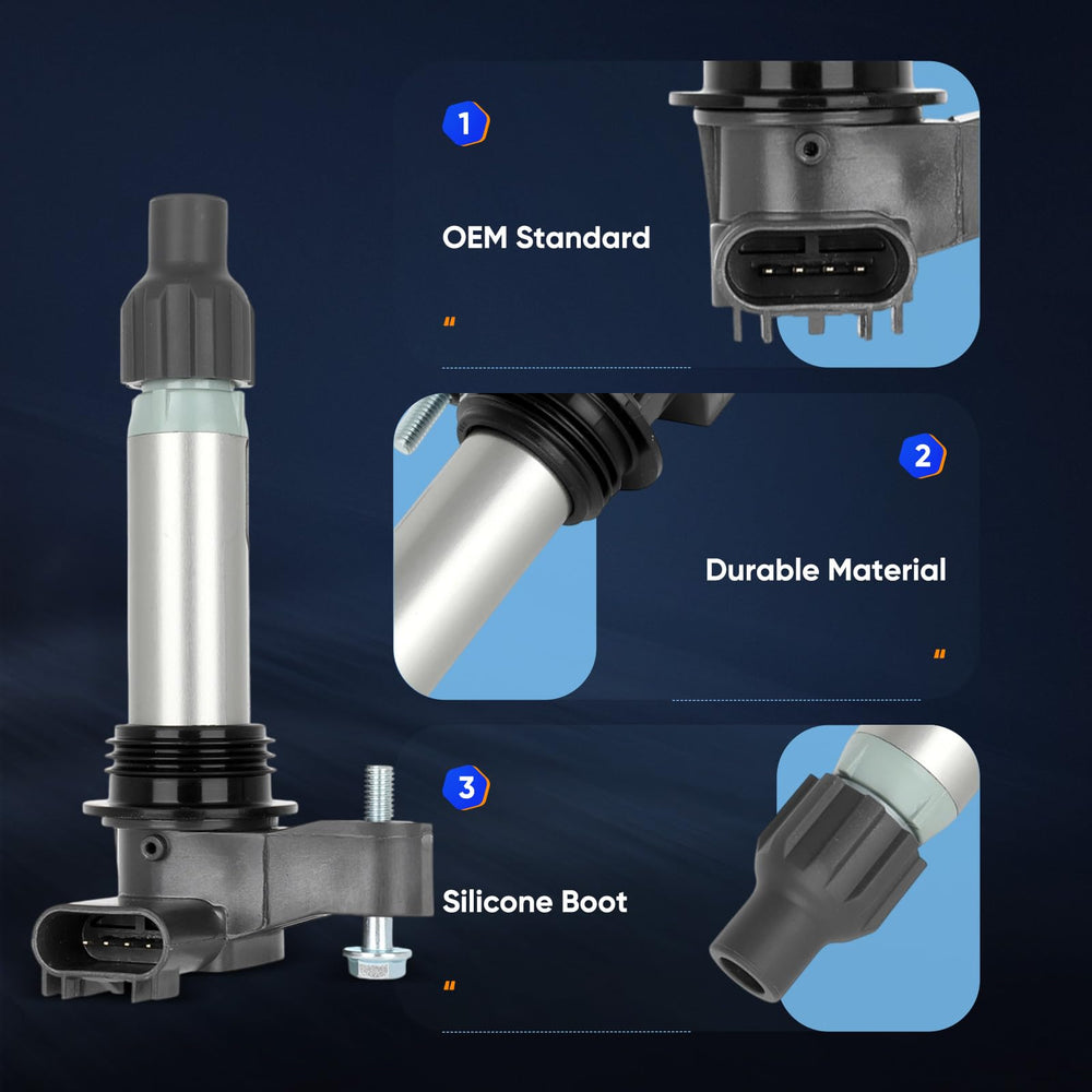 ECCPP 12622561 iridium spark plugs close-up highlighting longevity