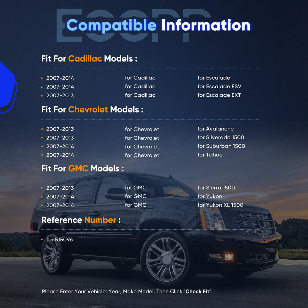 ECCPP 515096 left-side hub image, easy alignment and secure mounting for 4x4 trucks.