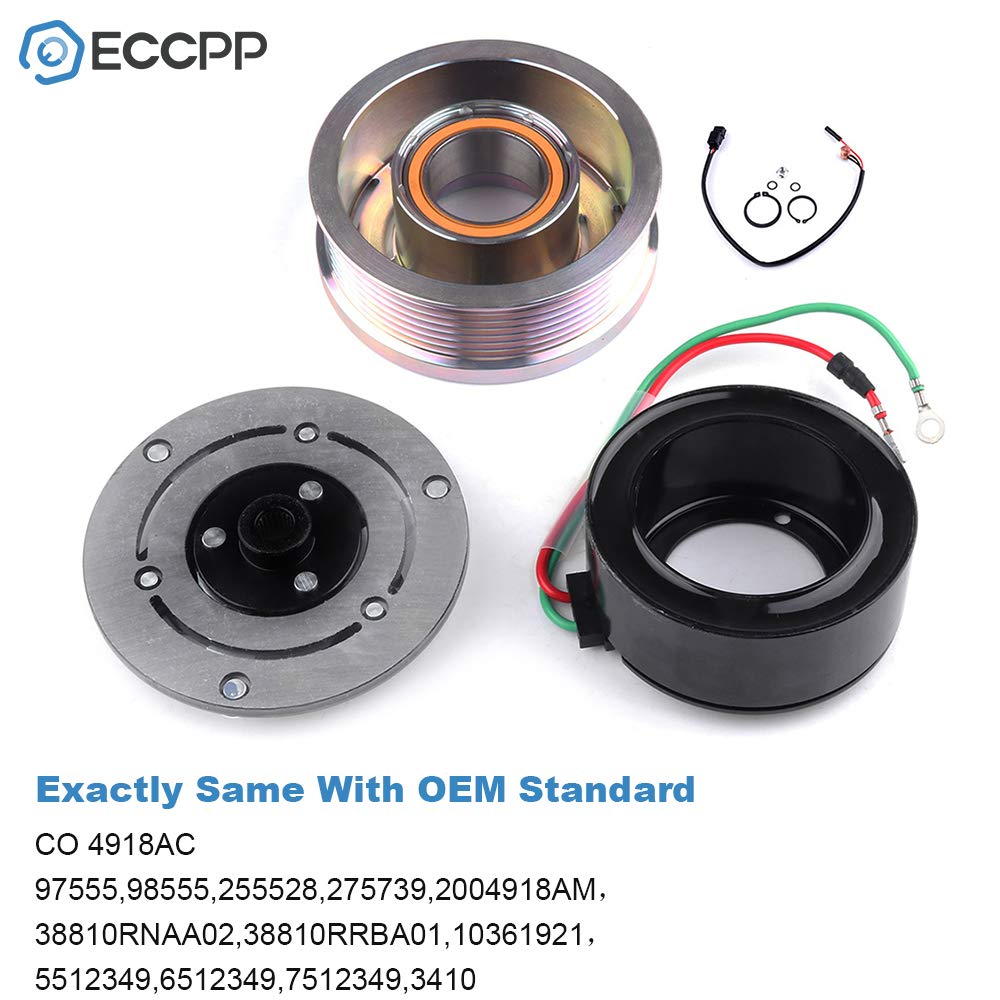 ECCPP A/C compressor clutch electromagnetic coil for precise activation