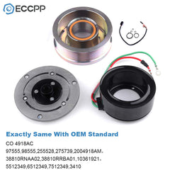 ECCPP A/C compressor clutch electromagnetic coil for precise activation