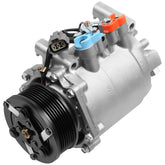 ECCPP AC compressor for Acura TSX 2.4L front-angle view highlighting sturdy clutch and compact aluminum body
