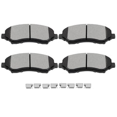 ECCPP front ceramic brake pads kit for Town & Country improves braking smoothness and dust control