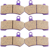 ECCPP brake pads front and rear kit for Harley motorcycles enhances braking confidence.