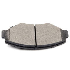 ECCPP D9147795 front brake pad set closeup highlights ceramic compound