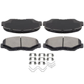 ECCPP D9147795 front ceramic brake pads offer smooth braking and reduced dust benefits