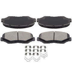 ECCPP D9147795 front ceramic brake pads offer smooth braking and reduced dust benefits