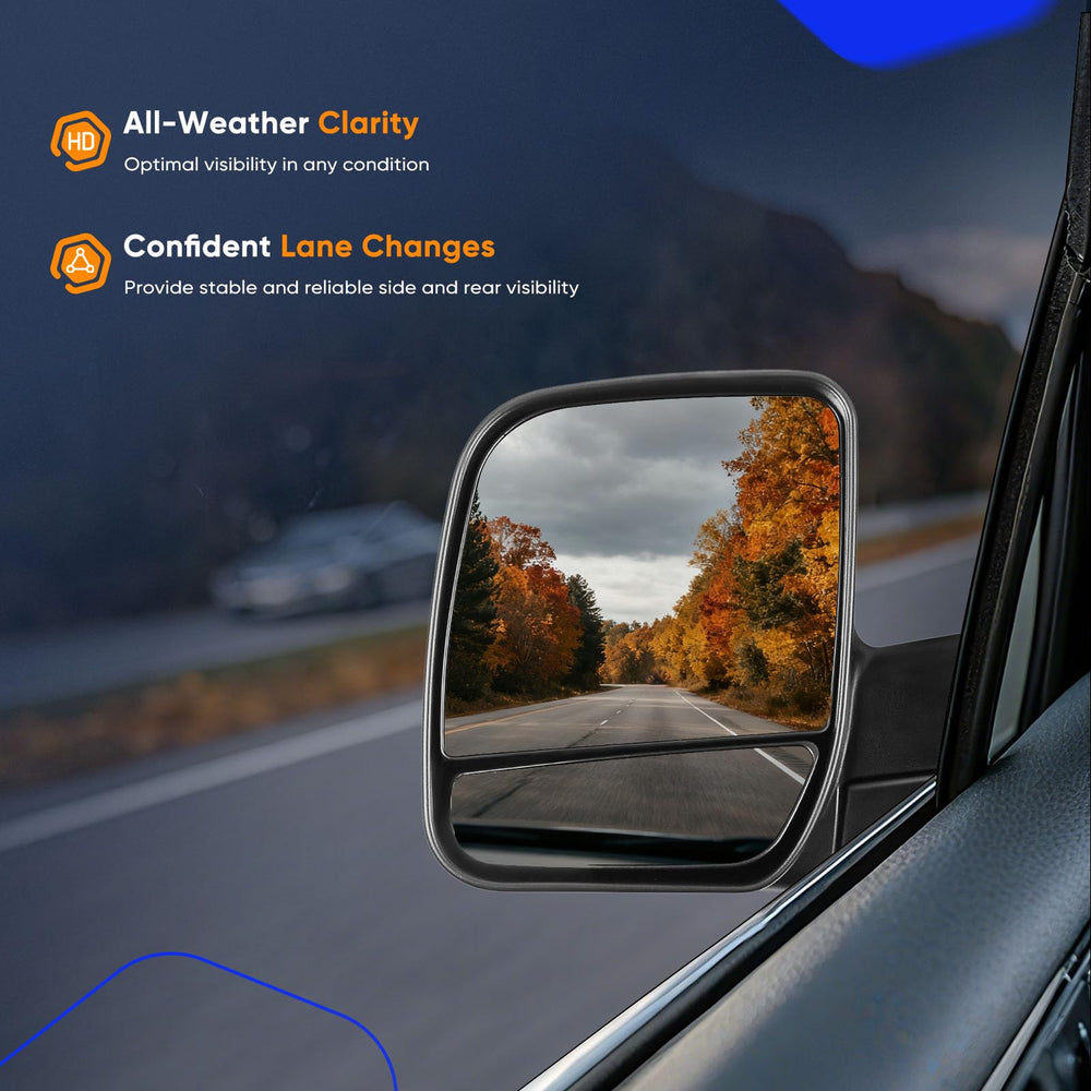 ECCPP driver-side mirror left mount-point-closeup shows factory-matching mounting design.