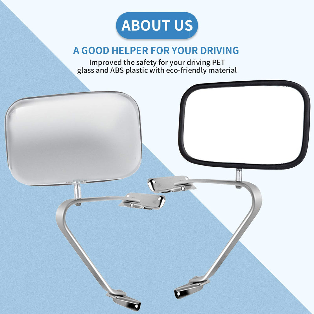 ECCPP easy-install side mirror labeled for quick replacement