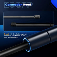 ECCPP Ford Focus spoiler-compatible lift strut for easy trunk access