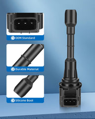 ECCPP iridium spark plugs 1406 for precise ignition and smooth idle.