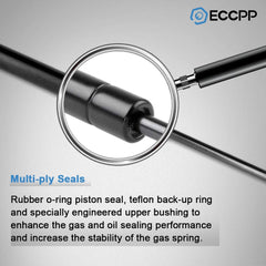 ECCPP liftgate opens evenly, reducing strain on the tailgate during frequent use.