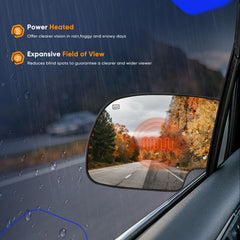 ECCPP OE-style rear view mirror offers dependable look and fit
