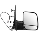 ECCPP passenger side mirror for Ford E-Series closeup showing durable black housing