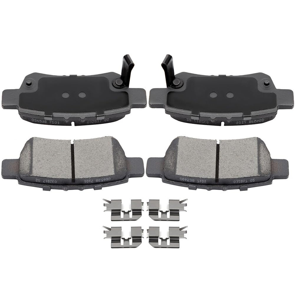 ECCPP rear ceramic brake pads for Honda Odyssey—rear assembly view for replacement