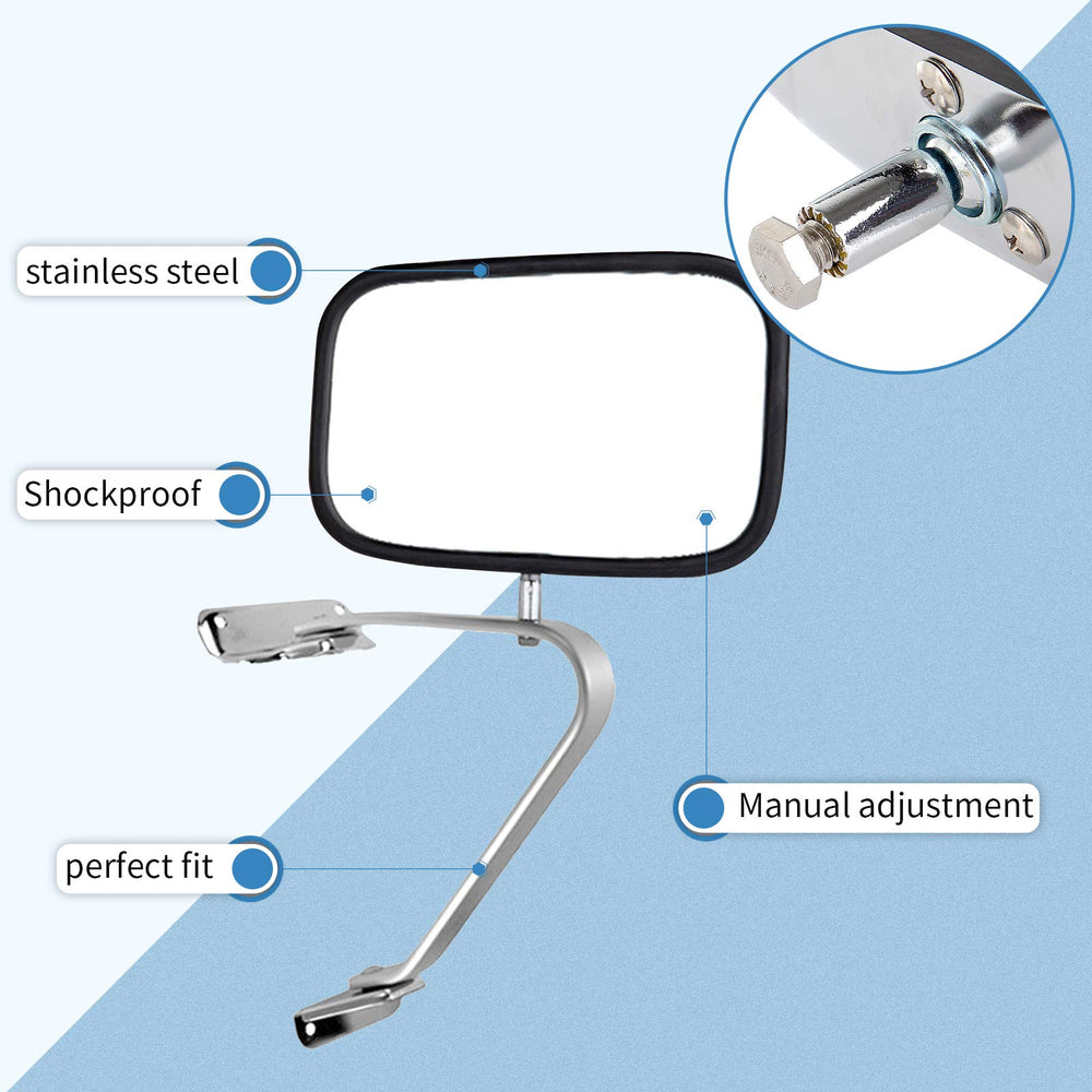 ECCPP mirror compatible with electrical system for easy installation