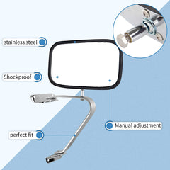 ECCPP mirror compatible with electrical system for easy installation