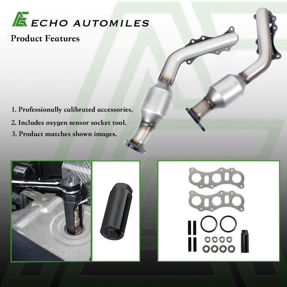 ECHO AUTOMILES catalytic converter for Toyota Tacoma 2005-2011 enhances airflow