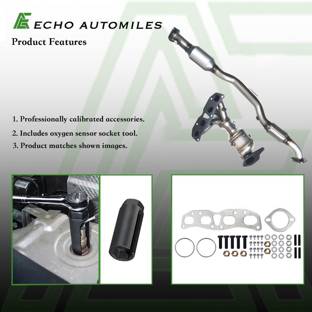 ECHO AUTOMILES OE-matching converter for Nissan Altima 2007-2012 installation-ready.