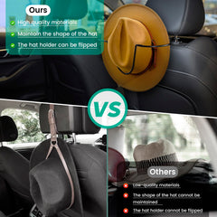 Eclatify anti tip grip securing hat crown during drive