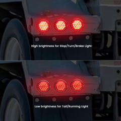 EclatLights 24-LED per light provides strong stop and turn signaling