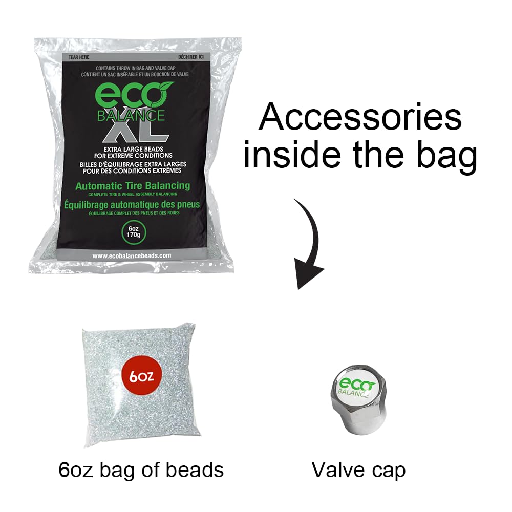 Eco Balance valve caps in four-pack packaging for secure tire sealing and protection