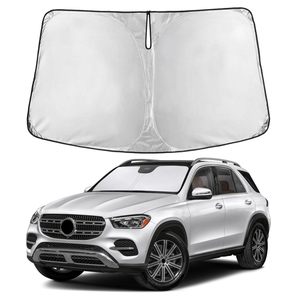 EcoNour GLE windshield sunshade fits full windshield for complete sun protection