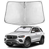 EcoNour GLE windshield sunshade fits full windshield for complete sun protection