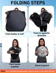EcoNour quick-install sunshade makes setup fast.