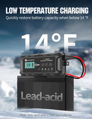 Eco-Worthy 10A LiFePO4 charger ready-to-use output cable