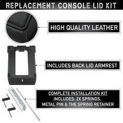EcoAuto center console lid hardware included ensures a complete replacement kit.