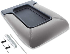 EcoAuto center console lid kit front view with OEM-style fit for GM trucks