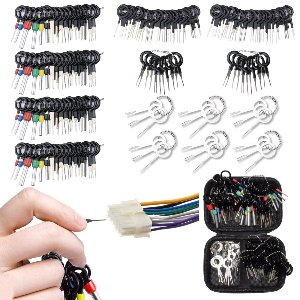 ecocstm 146pcs terminal removal toolkit ideal for automotive connectors and multi-connector tasks.