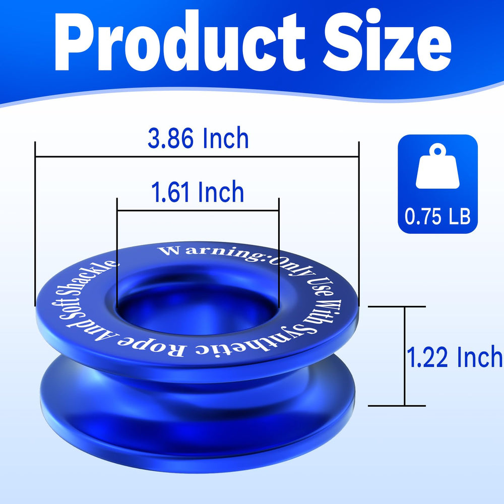 ecocstm 7075 aluminum blue recovery ring corrosion-resistant for harsh environments