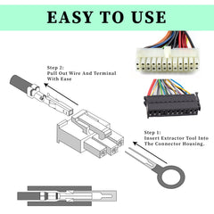 ecocstm double-pin extractor 68pcs enables efficient depinning of paired pins.