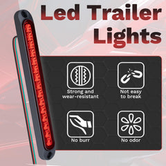 ecocstm easy-install light bar with color-coded wiring for quick setup