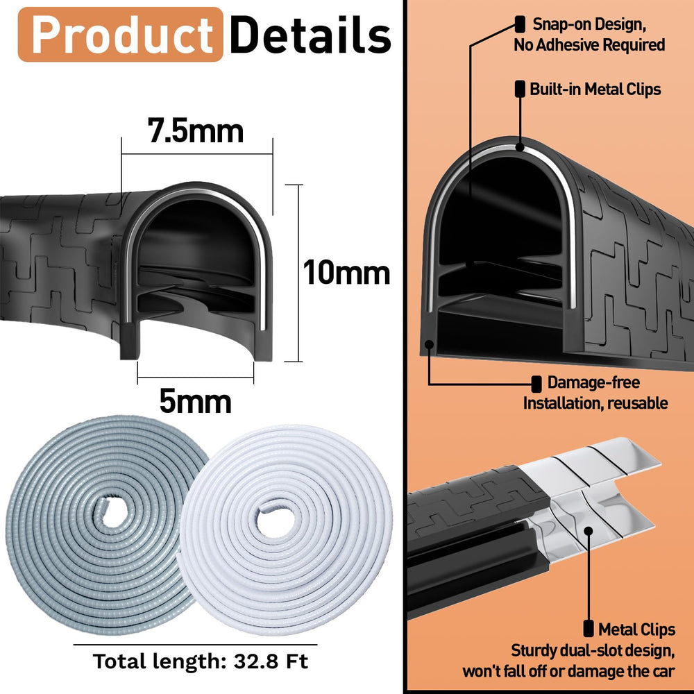 ecocstm edge protector rubber seal guards edges against scuffs and chips