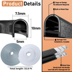ecocstm edge protector rubber seal guards edges against scuffs and chips