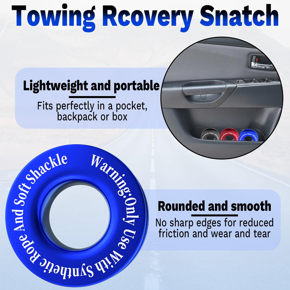 ecocstm Lightweight blue recovery ring 0.75 lb for easy handling