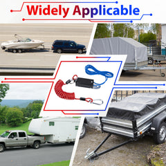 ecocstm pull-pin steel spring safety mechanism for secure detachment