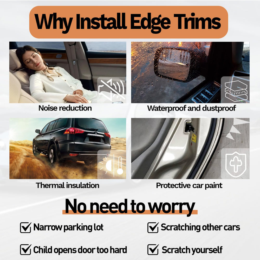 ecocstm U-shaped edge guard with metal clips stays secure in sun and rain