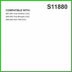 ECOGARD S11880 solid steel end caps demonstrate durable construction.