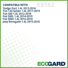 ECOGARD X6162 o rings included for easy, seal-tight installation
