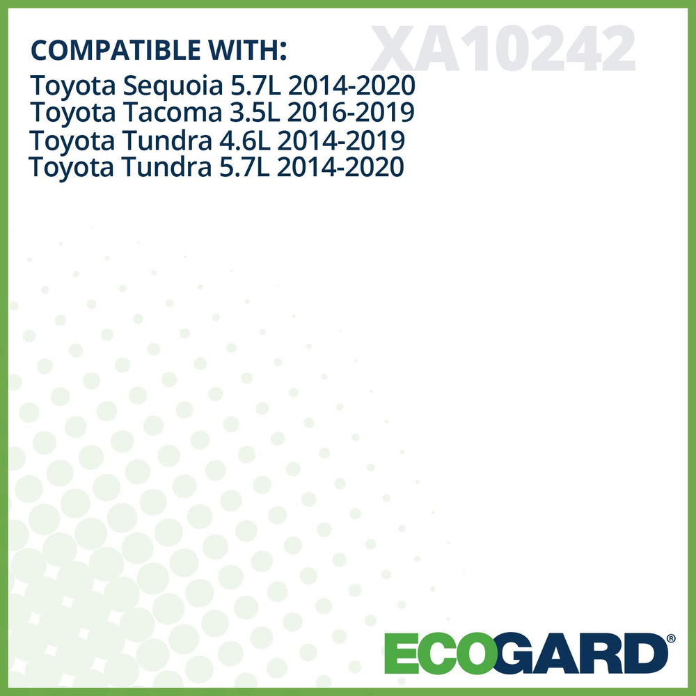 ECOGARD XA10242 pre-filter close-up emphasizes debris guard for main media.