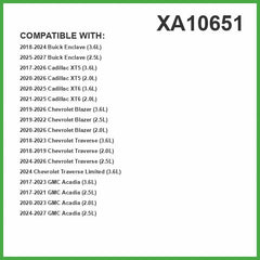 ECOGARD XA10651 filter installed in Cadillac XT5 engine bay for better airflow