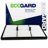 ECOGARD XA10667 engine air filter for Kia Niro and Hyundai Ioniq improves clean air intake.