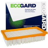 ECOGARD XA11571 air filter front view boosts engine airflow efficiency for Kia Rio and Hyundai Accent