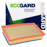 ECOGARD XA11912 air filter during front install on a Jeep Wrangler.