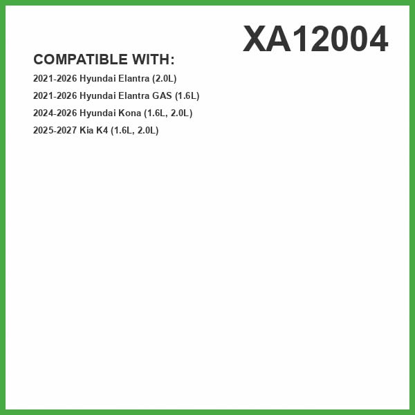 ECOGARD XA12004 air filter for Hyundai Kona, enhances filtration for reliable engine performance.