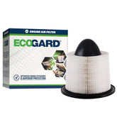 ECOGARD XA4878 premium engine air filter front view improves airflow
