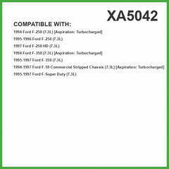 Close-up of ECOGARD XA5042 filter element indicates filtration design.